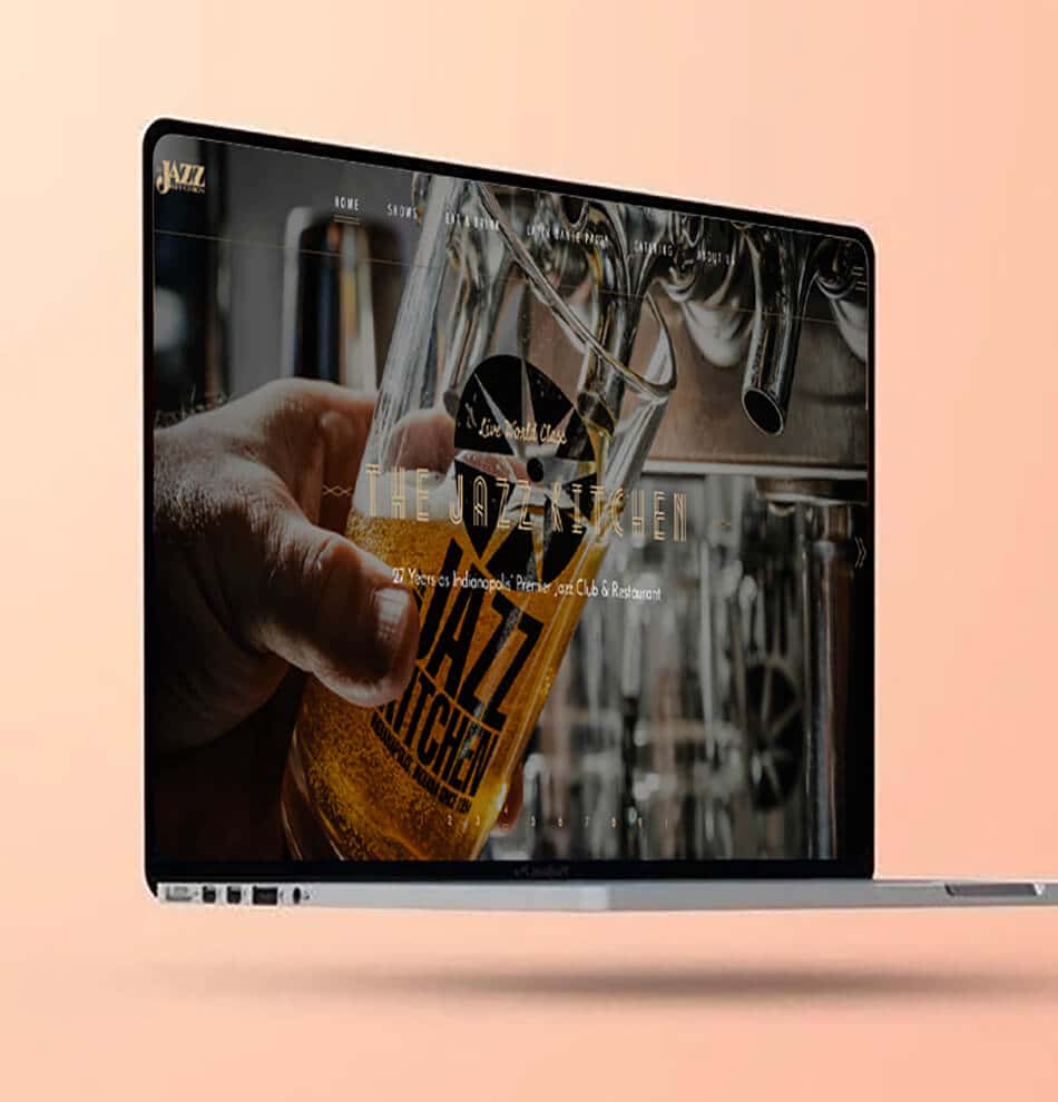 The Jazz Kitchen Landing page